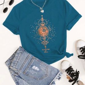 SHEIN PLUS GALAXY TEE